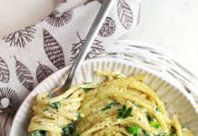 Pasta cacio, pepe e cime di rapa