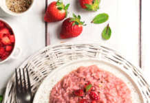 Risotto champagne e fragole