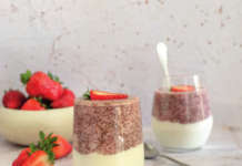 Chia pudding alle fragole