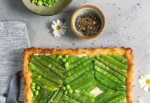 Tortino di ricotta, patate e taccole