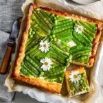 Tortino di ricotta, patate e taccole