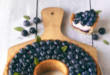 Ciambella di frolla senza glutine ai mirtilli