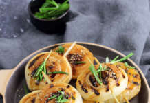 Cipolle bianche grigliate al rosmarino