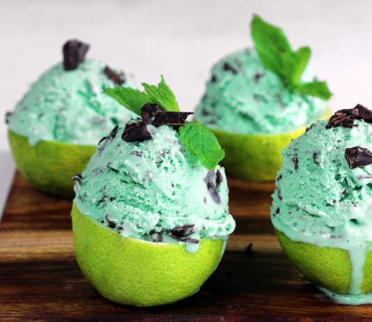 Gelato stracciatella di menta e cioccolato