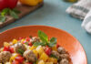 Gnocchetti di grano saraceno e semi di papavero con peperoni
