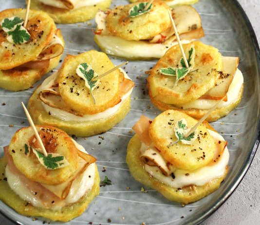 Saltimbocca di patate e scamorza affumicata