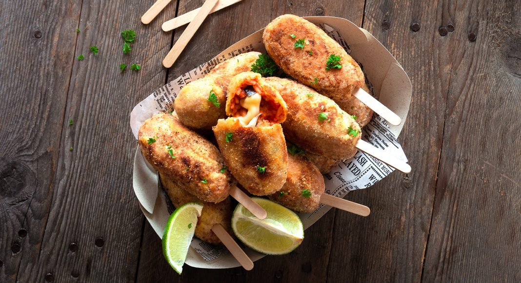 Supplì di riso alle melanzane