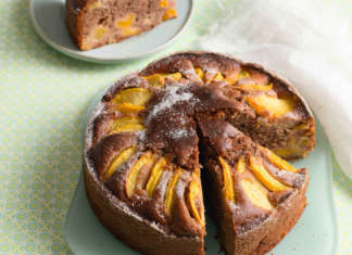 dessert con le pesche