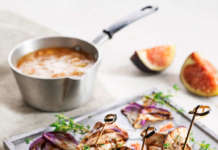 Involtini di melanzane con marmellatina di fichi e formaggio