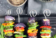 Spiedini di verdure estive alla griglia