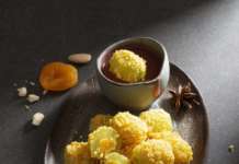 Uva farcita con composta all'anice stellato