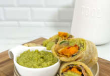 Wrap di verdure e avocado