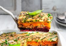 Lasagna millefoglie di ortaggi alle erbe