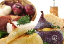 Cipolle ripiene al vapore