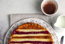 Crostata colorata alla banana