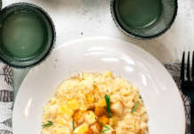 Risotto cacio e pere