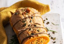 Zucca ripiena al forno