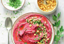 Hummus di barbabietola