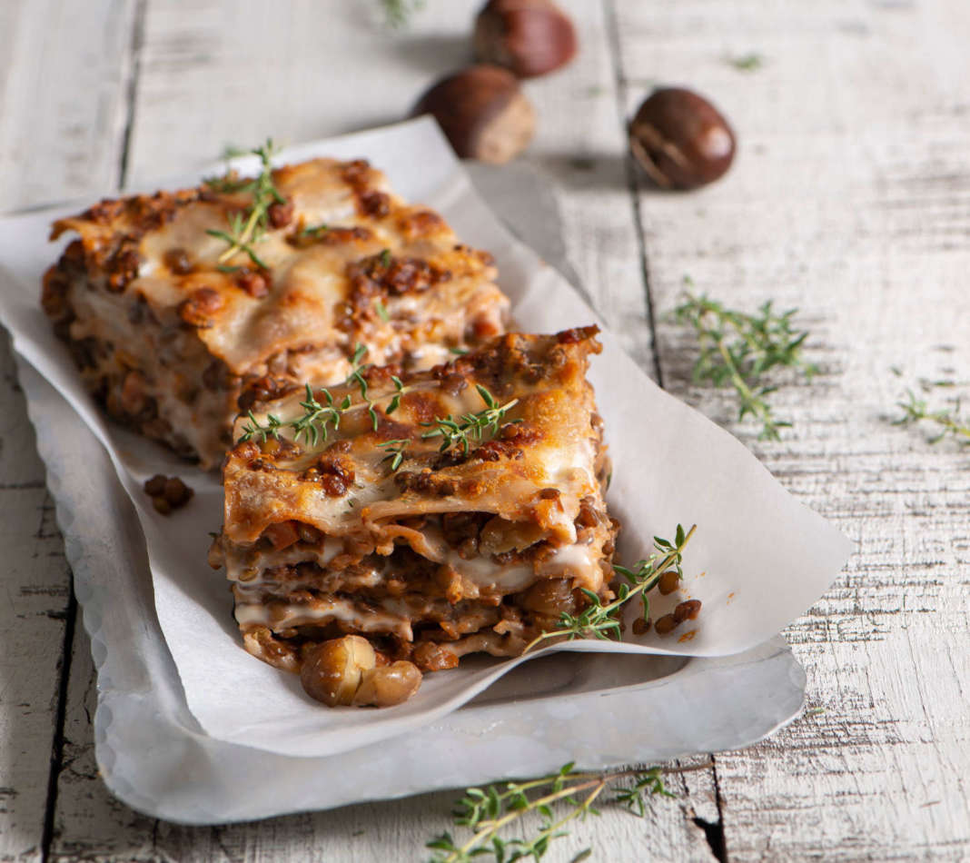 lasagne alle castagne Lasagne alle doppie castagne