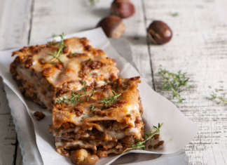 Il mese delle castagne: proprietà, consigli e abbinamenti Lasagne alle doppie castagne