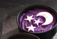 Zuppa stellata di cavolo rosso