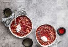 Zuppa di avena e barbabietole