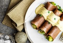 Cannelloni al grano saraceno in stile pizzoccheri con fonduta
