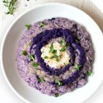 Risotto viola al cavolo cappuccio