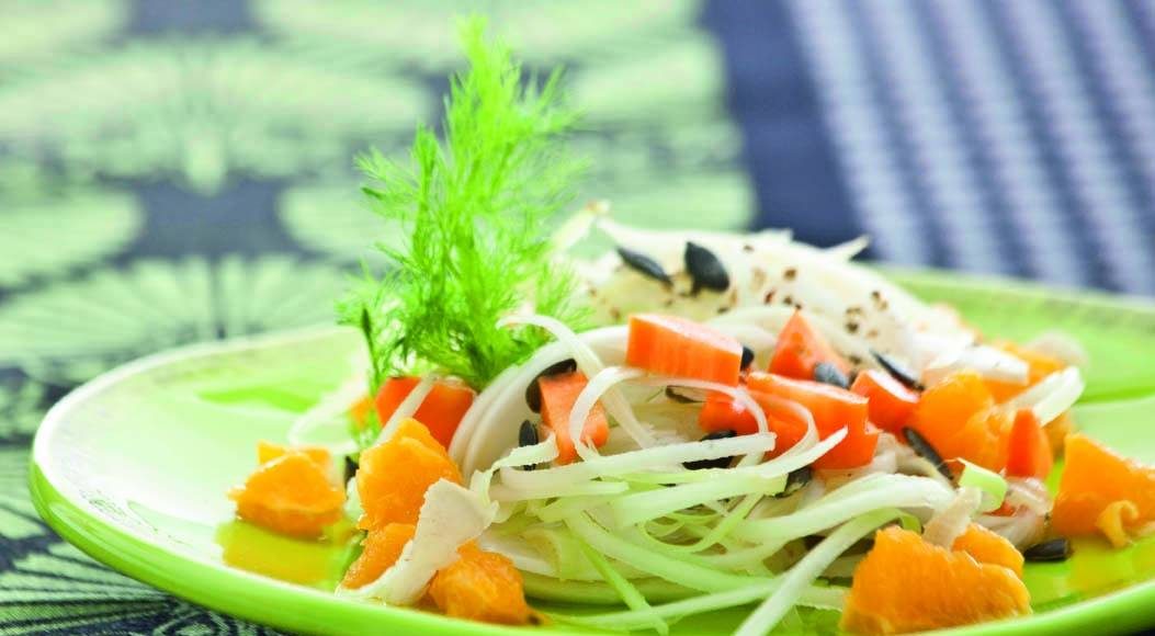 Insalata aperitiva alle arance