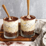 Tiramisù allo yogurt con semi di chia e miele