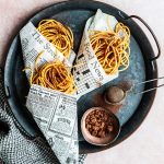 Spaghetti fritti al cacao
