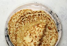 Crepes cacio e pepe