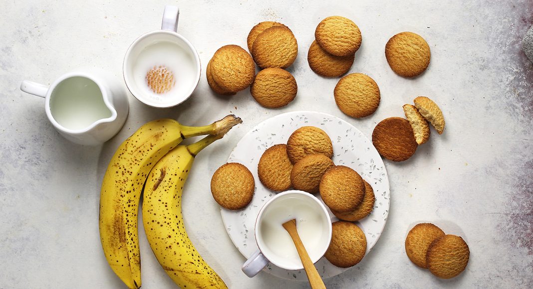 Frollini croccanti di mandorle e banana