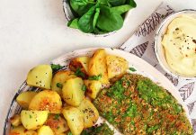 Cotoletta ceci e spinacino