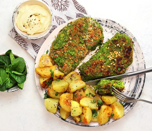 Cotoletta ceci e spinacino