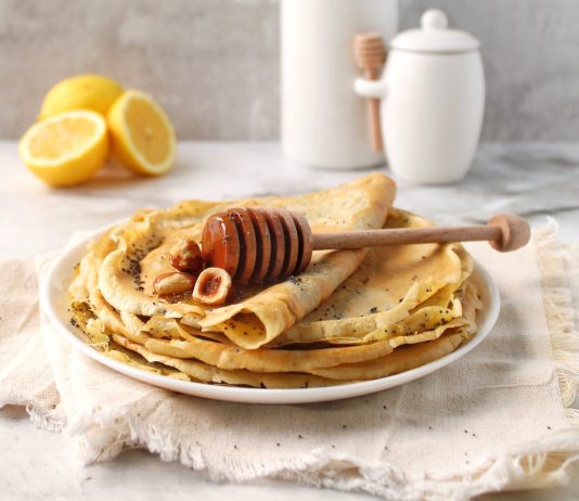 Crespelle dolci al limone