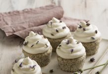 cupcake con semi di papavero