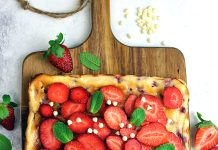 Tortino morbido ricotta e fragole