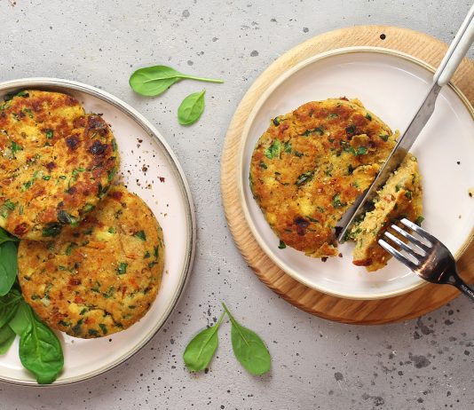 Burger di polenta e spinacini