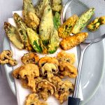 Frittino di funghi e salvia in pastella senza glutine