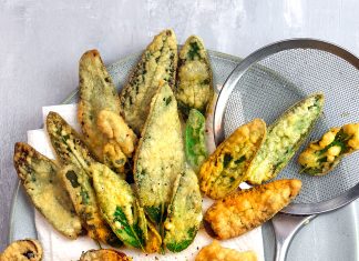 Frittino di funghi e salvia in pastella senza glutine