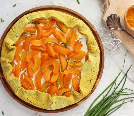 Galette curcuma e albicocche