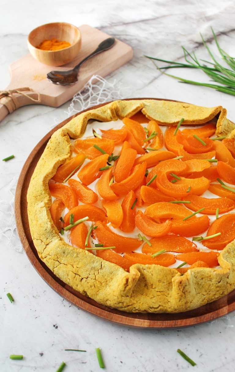 Galette curcuma e albicocche