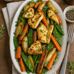 Teglia di verdure e ricotta infornata alla maggiorana