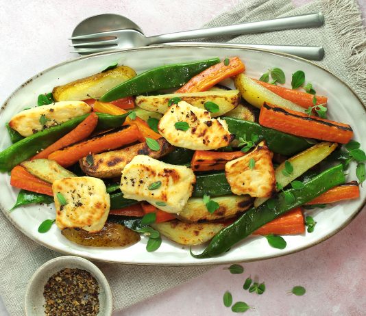 Teglia di verdure e ricotta infornata alla maggiorana