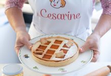 Crostata con albicocche fresche e cardamomo