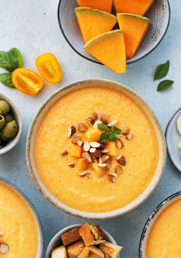 gazpacho-melone-mandorle Gazpacho di melone e mandorle al tabasco