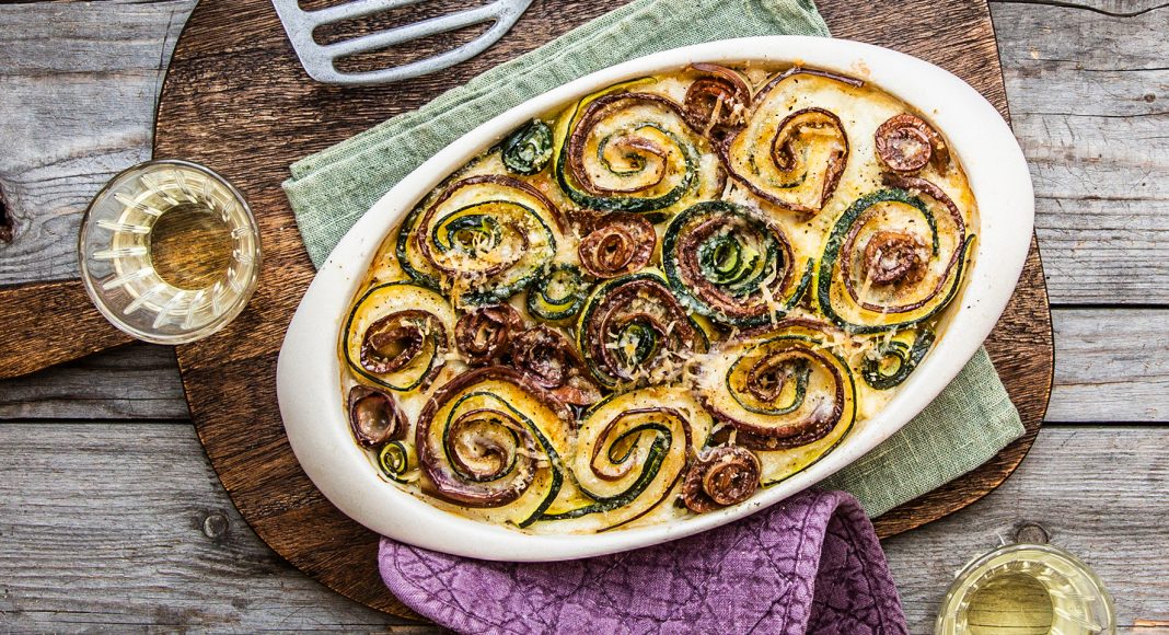 Involtini di zucchine, melanzane e provolone