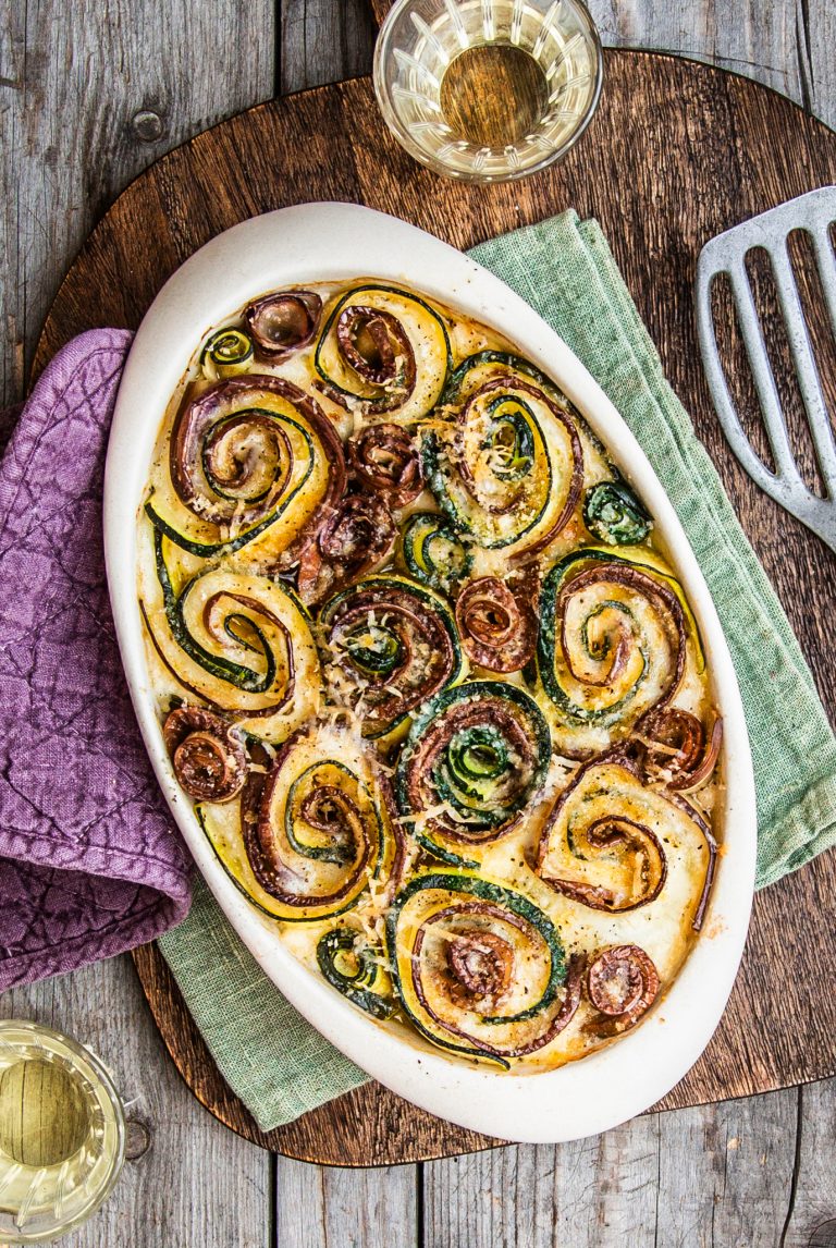 Involtini di zucchine, melanzane e provolone