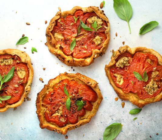 Pomodori cuore di bue tarts